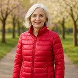 Letvægts dunjakke til damer – varm, stilfuld og perfekt til overgangsvejr