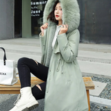 Lang Vinterfrakke med Faux Fur Foring og Elegant Hverdagsstil