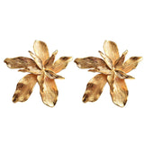 Guld blomsterøreringe til kvinder – elegant og iøjnefaldende design