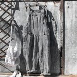 Ternet Dungaree Jumpsuit med Bindestropper og Lommer