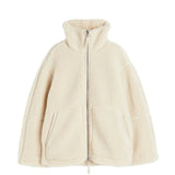 Teddy fleece jakke – varm, blød og stilfuld