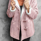 Varm damefrakke med kunstpelsfor – hyggelig vinterjakke i elegant design