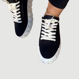 Chunky Sneakers med Ekstra Tyk Sål og Minimalistisk Design