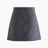 Plisseret Mini Nederdel med Knapper – Klassisk Skoleinspireret Look