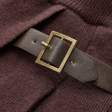Uld Mini Nederdel med Spænde – Elegant Foldet Design