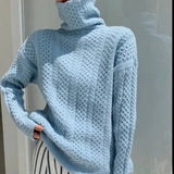 Kabelstrikket Rullekrave Sweater