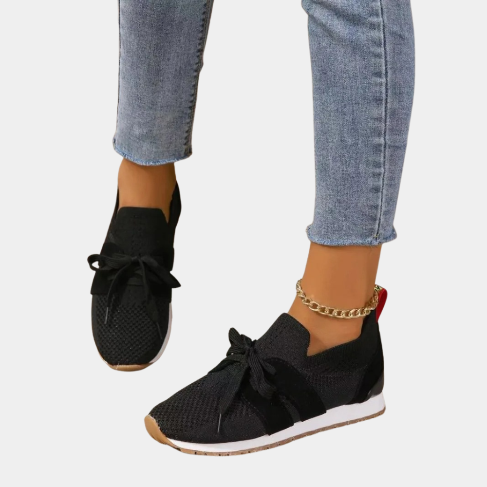 Dame Slip-On Striksko – Bløde, Stilfulde & Nem Komfort