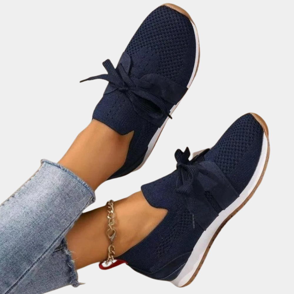 Dame Slip-On Striksko – Bløde, Stilfulde & Nem Komfort
