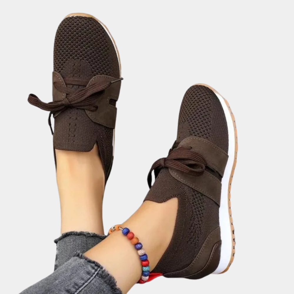 Dame Slip-On Striksko – Bløde, Stilfulde & Nem Komfort