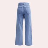 Vide Jeans med Høj Talje – Moderne Denim med Flatterende Pasform