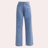 Vide Jeans med Høj Talje – Moderne Denim med Flatterende Pasform