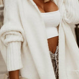 Oversized Hættetrøje med Print – Casual Efterårsstil
