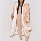 Lang Vinterfrakke med Varm Komfort og Elegant Silhuet