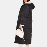 Lang Vinterfrakke med Varm Komfort og Elegant Silhuet