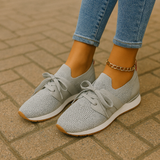 Dame Slip-On Striksko – Bløde, Stilfulde & Nem Komfort