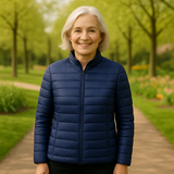 Letvægts dunjakke til damer – varm, stilfuld og perfekt til overgangsvejr