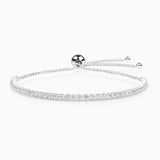 Tennis Slider Armbånd – Skinnende Minimalisme med Justerbar Komfort