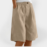 Løstsiddende Shorts med Elastisk Talje – Let Komfort til Hverdag og Sommer
