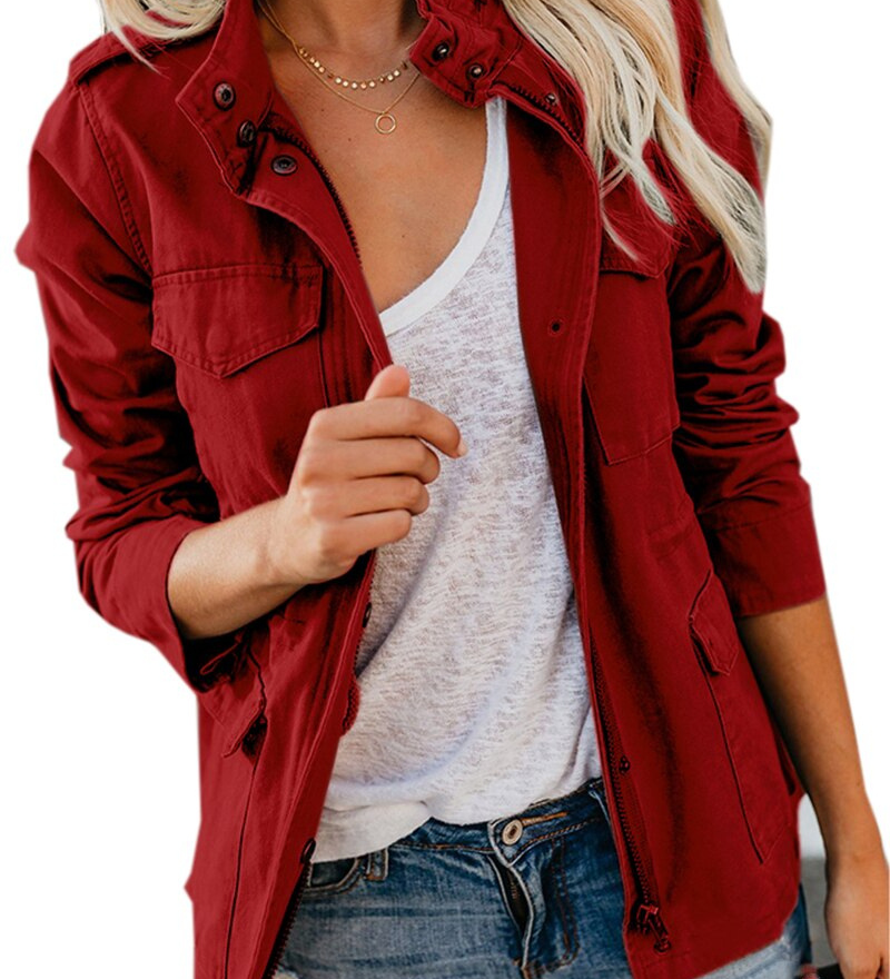 Casual damejakke i bomuld – let overgangsjakke med stil og komfort