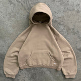 Oversized cropped hoodie med blød kvalitet og trendy pasform