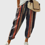 Mønstrede Bukser med Afslappet Pasform – Komfort og Personlig Stil