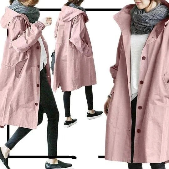 Lang trenchcoat til kvinder – stilfuld og let frakke i moderne design