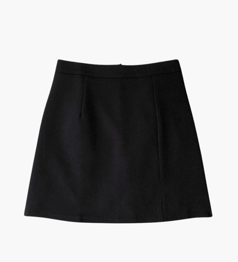 Kort A-formet Nederdel med Minimalistisk Snit