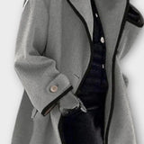 Elegant Blazer Frakke med Kontrastkant – Moderne Snit og Stilrent Look