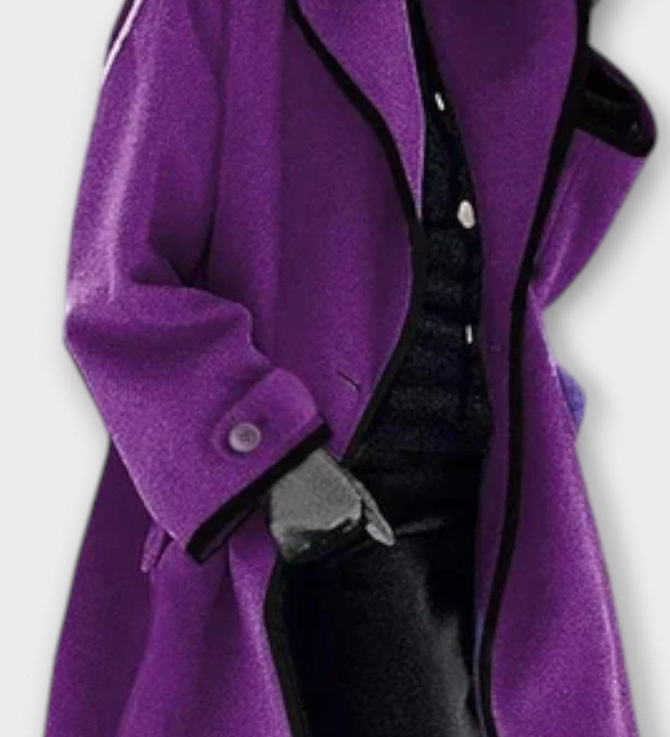 Elegant Blazer Frakke med Kontrastkant – Moderne Snit og Stilrent Look