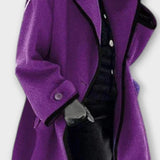 Elegant Blazer Frakke med Kontrastkant – Moderne Snit og Stilrent Look