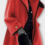 Elegant Blazer Frakke med Kontrastkant – Moderne Snit og Stilrent Look