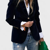 Klassisk Blazer med Elegant Snit og Tidløs Hverdagsstil