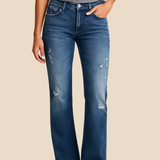 Straight leg jeans til kvinder – klassisk pasform og afslappet stil