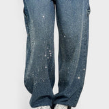 Højtaljede Jeans med Lige Ben – Afslappet Denim med Klassisk Udtryk