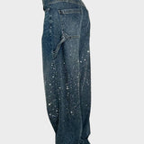 Højtaljede Jeans med Lige Ben – Afslappet Denim med Klassisk Udtryk