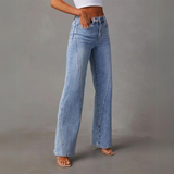 Wide leg jeans dame – trendy jeans med høj talje