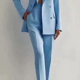 Skræddersyet Jakkesæt med Blazer og Bukser – Elegant Powerlook