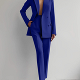 Skræddersyet Jakkesæt med Blazer og Bukser – Elegant Powerlook