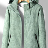 Let outdoor jakke med hætte og vandafvisende komfort