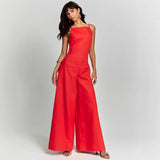Elegant dame jumpsuit med brede ben og tidløst design
