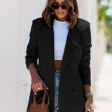 Dame blazer – dobbeltradet design i casual look