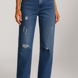 Straight leg jeans til kvinder – klassisk pasform og afslappet stil