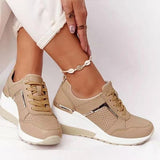 Platform Dame Sneakers med Komfortabel Sål