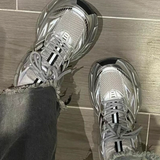 Sporty Sneakers med Mesh og Stødabsorberende Sål