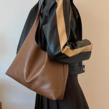 Shopper taske til damer – stilfuld skuldertaske i læderlook