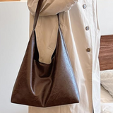 Shopper taske til damer – stilfuld skuldertaske i læderlook