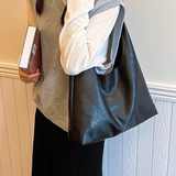 Shopper taske til damer – stilfuld skuldertaske i læderlook