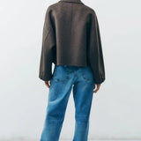 Kort Uldjakke til Kvinder – Minimalistisk og Stilren Efterårsjakke