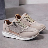 Platform Sneakers med Glitterdetaljer