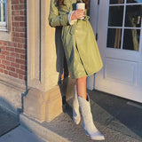 Geneva – Elegant Metallic Cowboy Boots for Women with a Modern Western Look